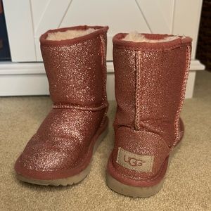 Pink sparkle Uggs